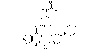 Olmutinib Chemical Structure