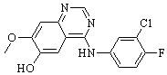 O-Desmorpholinopropyl Gefitinib Chemical Structure