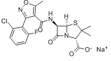 Flucloxacillin sodium Chemical Structure