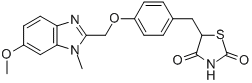 Rivoglitazone Chemical Structure