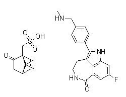 Rucaparib Camsylate Chemical Structure