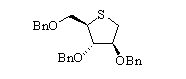 1,4-anhydro-2,3,5-tri-O-benzyl-4-thio-D-arabinitol Chemical Structure