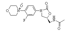 Linezolid N-Oxide Chemical Structure