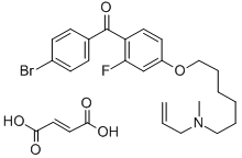 Ro 48-8071 fumarate Chemical Structure