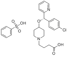 Bepotastine Besilate Chemical Structure