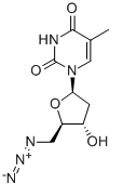 5'-Azido-5'-deoxythymidine Chemical Structure