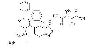 Capromorelin Tartrate 结构式