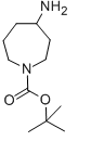 1-Boc-hexahydro-1H-azepin-4-amine 结构式