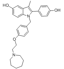 Bazedoxifene Chemical Structure