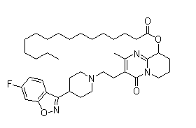 Paliperidone palmitate Chemical Structure