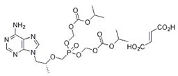 Tenofovir Disoproxil Fumarate Chemical Structure