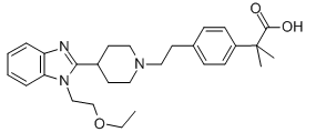 Bilastine Chemical Structure