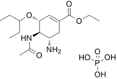 Oseltamivir phosphate Chemical Structure