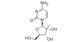2'-C-Methylcytidine 结构式