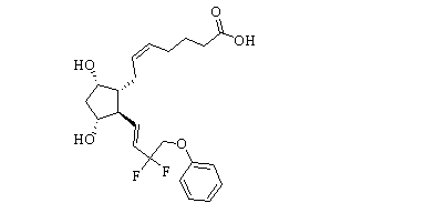 Tafluprost acid Chemical Structure