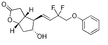 (3aR,4R,5R,6aS)-4-((E)-3,3-Difluoro-4-phenoxybut-1-en-1-yl)-5-hydroxyhexahydro-2H-cyclopenta[b]furan-2-one Chemical Structure