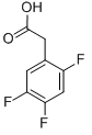 2,4,5-trifluorophenylacetic acid Chemical Structure