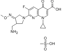 Gemifloxacin mesylate Chemical Structure