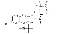 Silatecan Chemical Structure