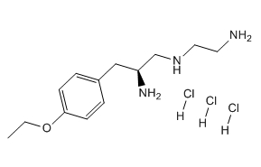 (S)-N1-(2-aminoethyl)-3-(4-ethoxyphenyl)propane-1,2-diamine.3HCl 结构式