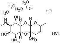 Spectinomycin dihydrochloride pentahydrate Chemical Structure