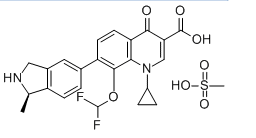 Garenoxacin mesylate Chemical Structure