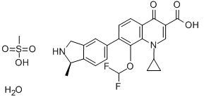 Garenoxacin mesylate hydrate Chemical Structure