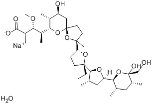 Monensin sodium salt Chemical Structure