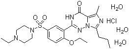 Vardenafil hydrochloride trihydrate Chemical Structure