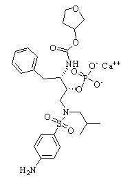 Fosamprenavir calcium 结构式
