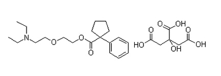 Carbetapentane citrate Chemical Structure