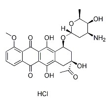 Daunorubicin HCl Chemical Structure