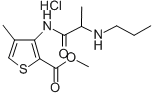 Articaine hydrochloride Chemical Structure