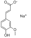 Sodium ferulic Chemical Structure