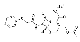 Cephapirin Sodium Chemical Structure