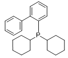 2-(Dicyclohexylphosphino)biphenyl 结构式