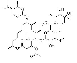 Acetylspiramycin Chemical Structure