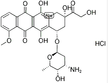 Doxorubicin HCl Chemical Structure