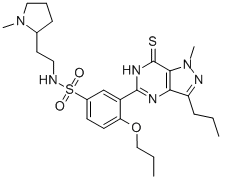 Udenafil Chemical Structure