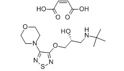 D-Timolol maleate Chemical Structure