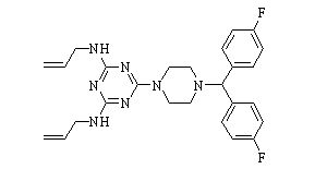 Almitrine Chemical Structure