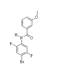 N-(4-Bromo-2,5-difluorophenyl)-3-methoxybenzamide Chemical Structure