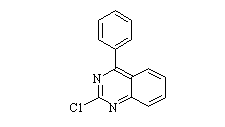 2-chloro-4-phenylquinazoline 结构式