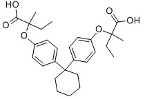 Clinofibrate 结构式