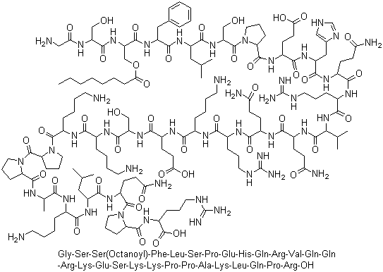 Ghrelin Chemical Structure