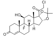 Halcinonide 结构式