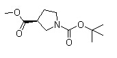 (S)-1-Boc-pyrrolidine-3-carboxylic acid methyl ester Chemical Structure