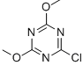 2-Chloro-4,6-dimethoxy-1,3,5-triazine Chemical Structure