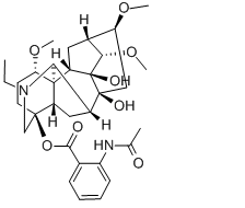 Lappaconitine Chemical Structure