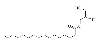 L-alpha-palmitin Chemical Structure